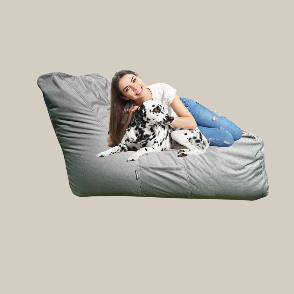 Cojín de terraza exterior Puff/ reposera