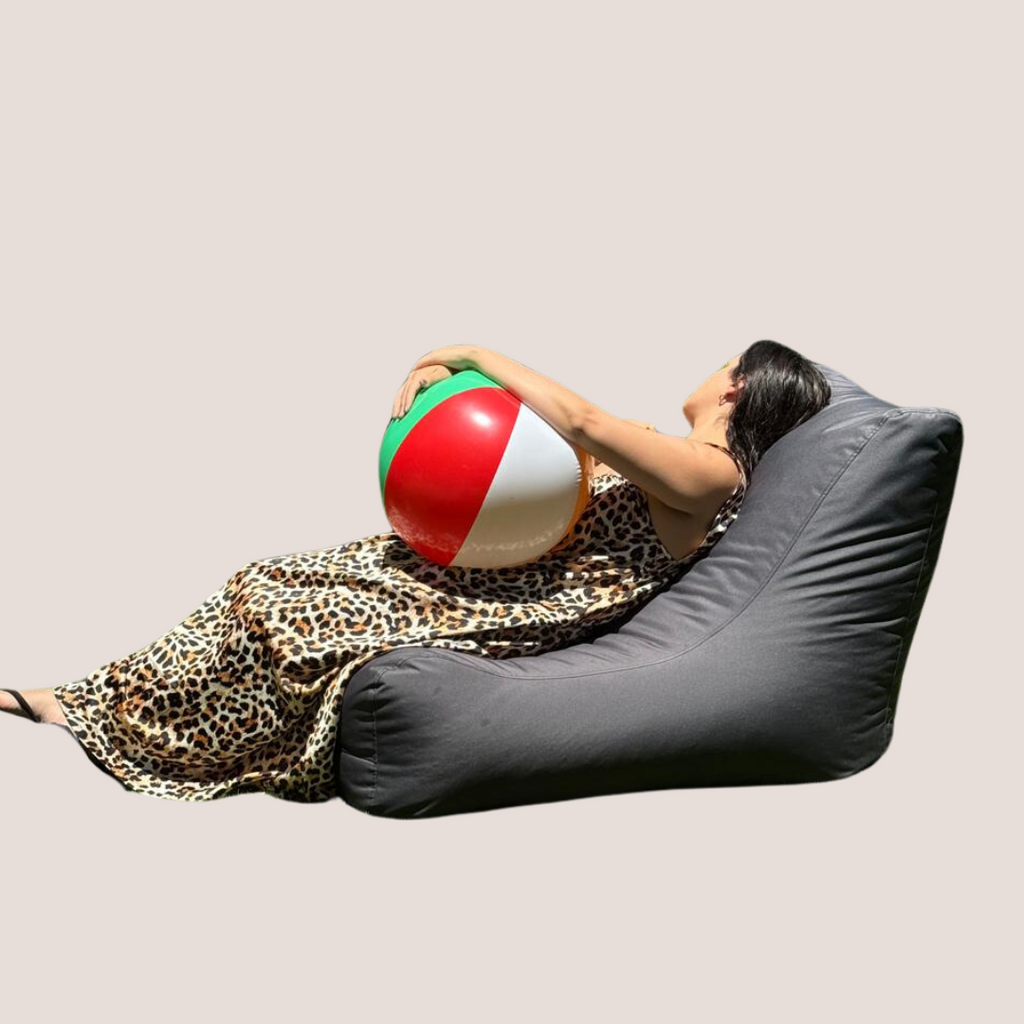 Cojín de terraza exterior Puff/ reposera