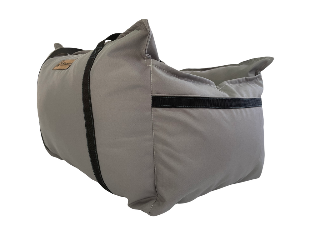 Cama de viaje para perro Kuapets gris