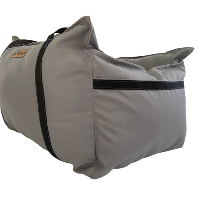 Cama de viaje para perro Kuapets gris