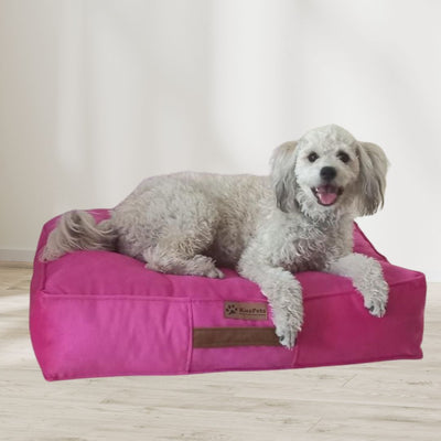 Cama para perro modelo origen Kuapets fucsia