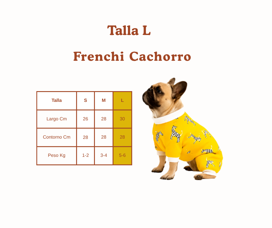 Pijama para Perro cebra Pequeñas Razas