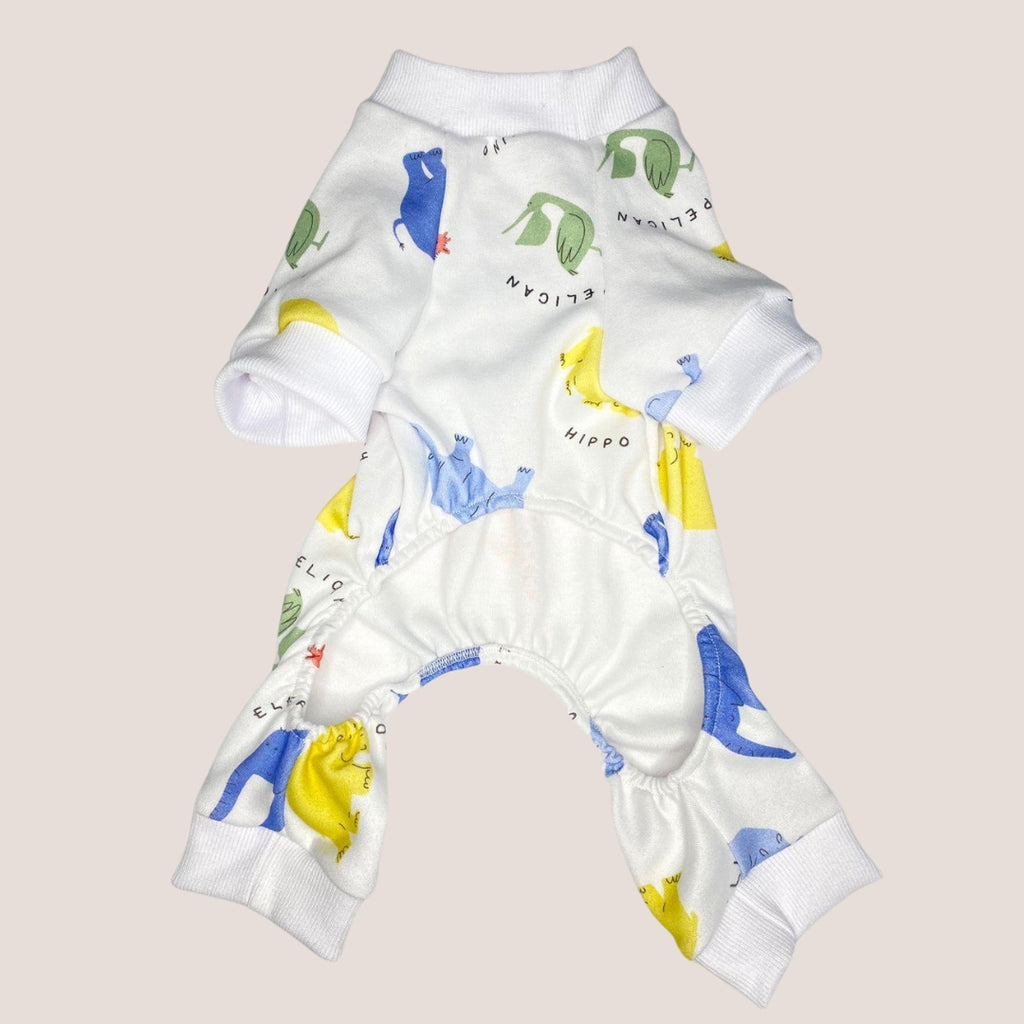 Pijama para Perro Algodón modelo rinoceronte Pequeñas Razas