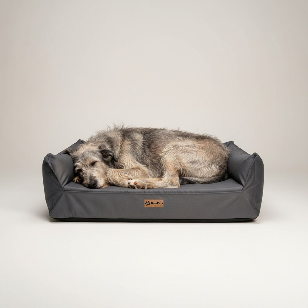 Cama para perro ortopédica Kuapets - new therapy nido - dark grey