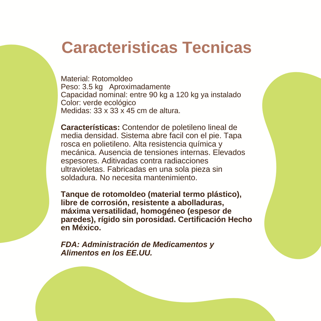 Fosa con degradador ecológico Big Pet Plus