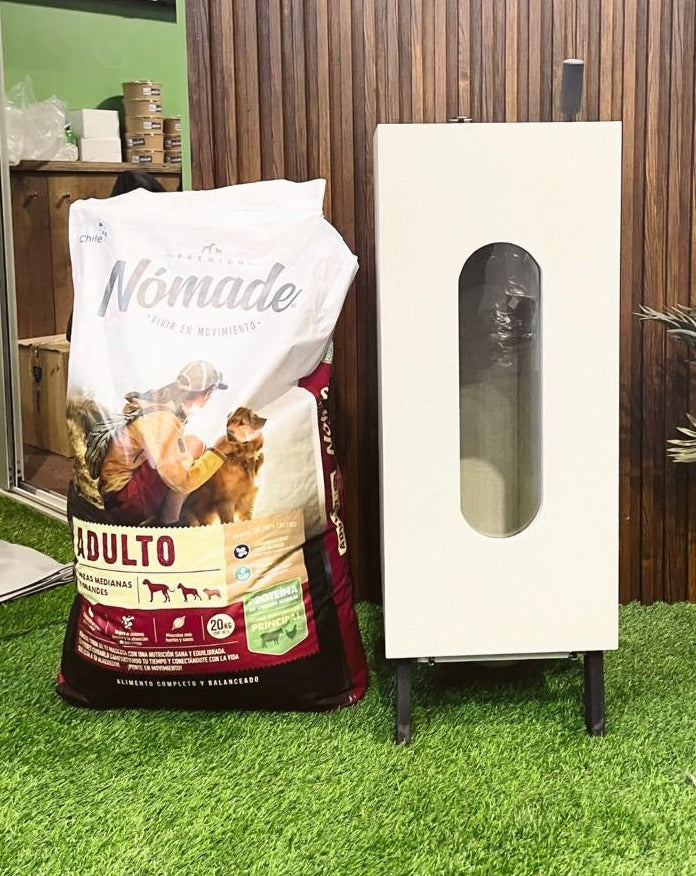 Dispensador de alimento para perros y gatos