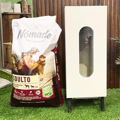 Dispensador de alimento para perros y gatos