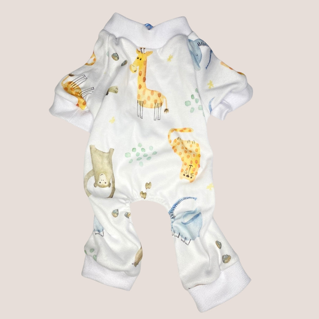 Pijama para Perro Algodón modelo jirafa Pequeñas Razas