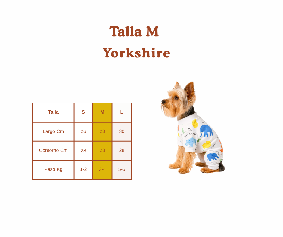 Pijama para Perro Algodón modelo rinoceronte Pequeñas Razas