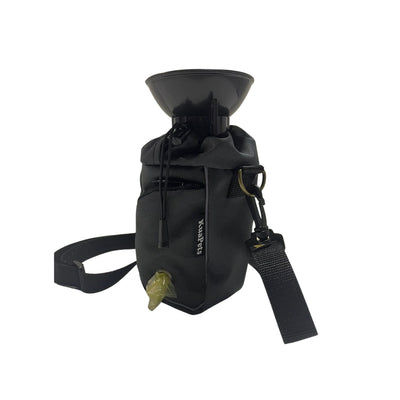 Bolso porta botella negro