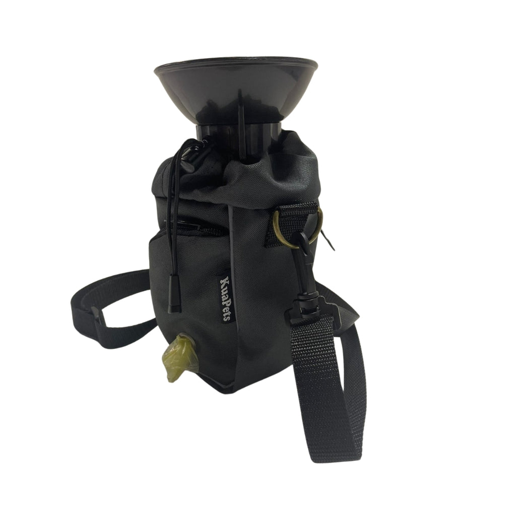 Bolso porta botella negro