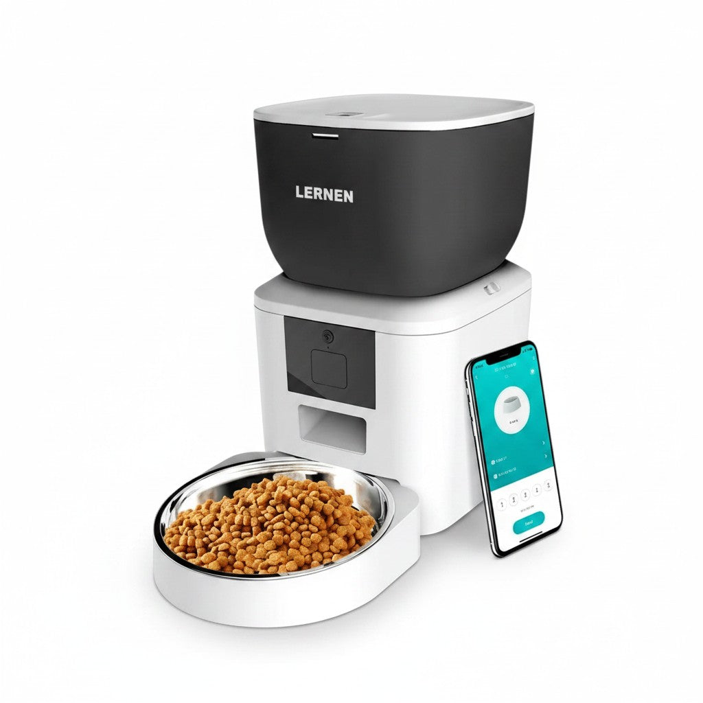 Comedero Automático WiFi con Cámara para Perros y Gatos