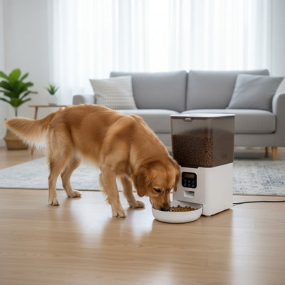 Dispensador alimentador mascotas automático inteligente
