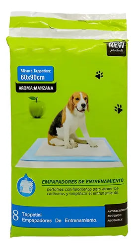 Sabanillas para Perros 60x90 cm – Aroma Manzana (Pack x8)