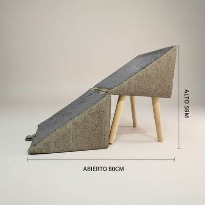 Puff Rampa 2 en 1 para perros | Kuapets