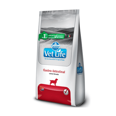 Alimento Vet Life Natural Canine Gastrointestinal para perro todos los tamaños sabor mix de 2 kg