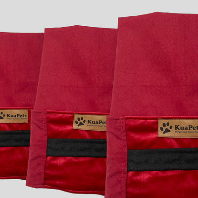 Funda de cama para perros modelo origen carmin