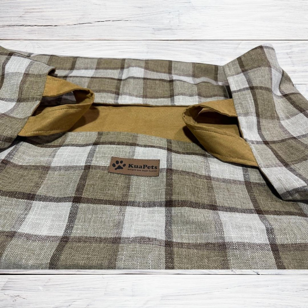 Funda de cama para perros modelo nido cuadrille
