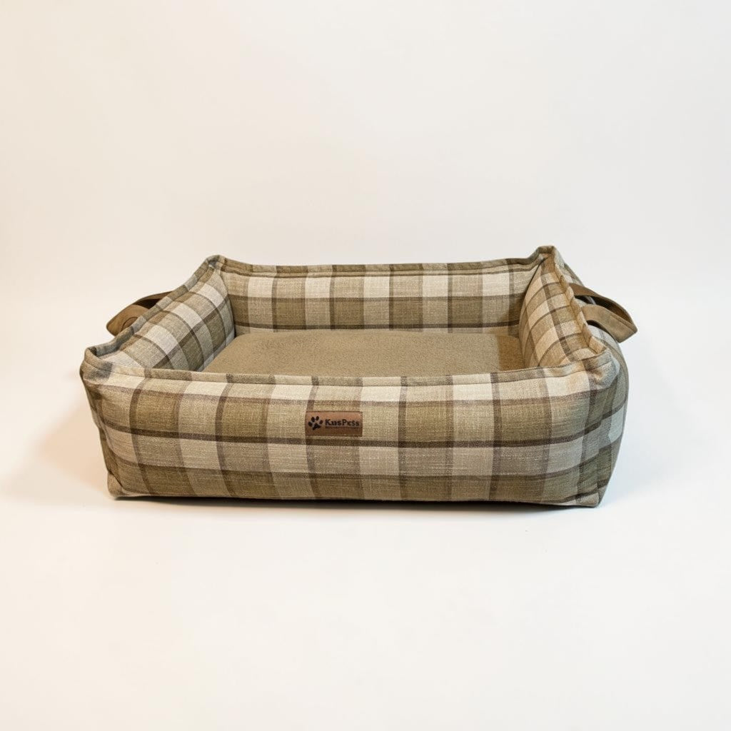 Cama para mascota modelo nido Kuapets café - Cuadrille