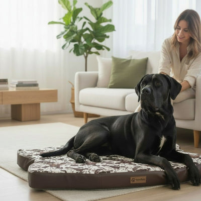 Cama para perro Ortopédica Kuapets - cow print