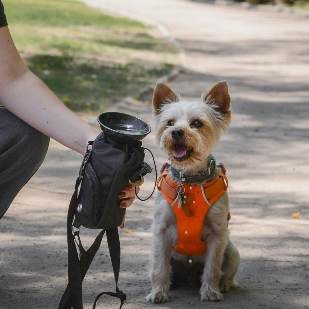 Bolso porta botella negro