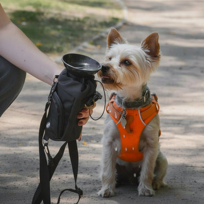 Bolso porta botella verde olivo