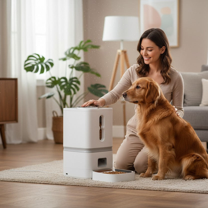 Dispensador Automático de Alimento para Mascotas 7 Litros