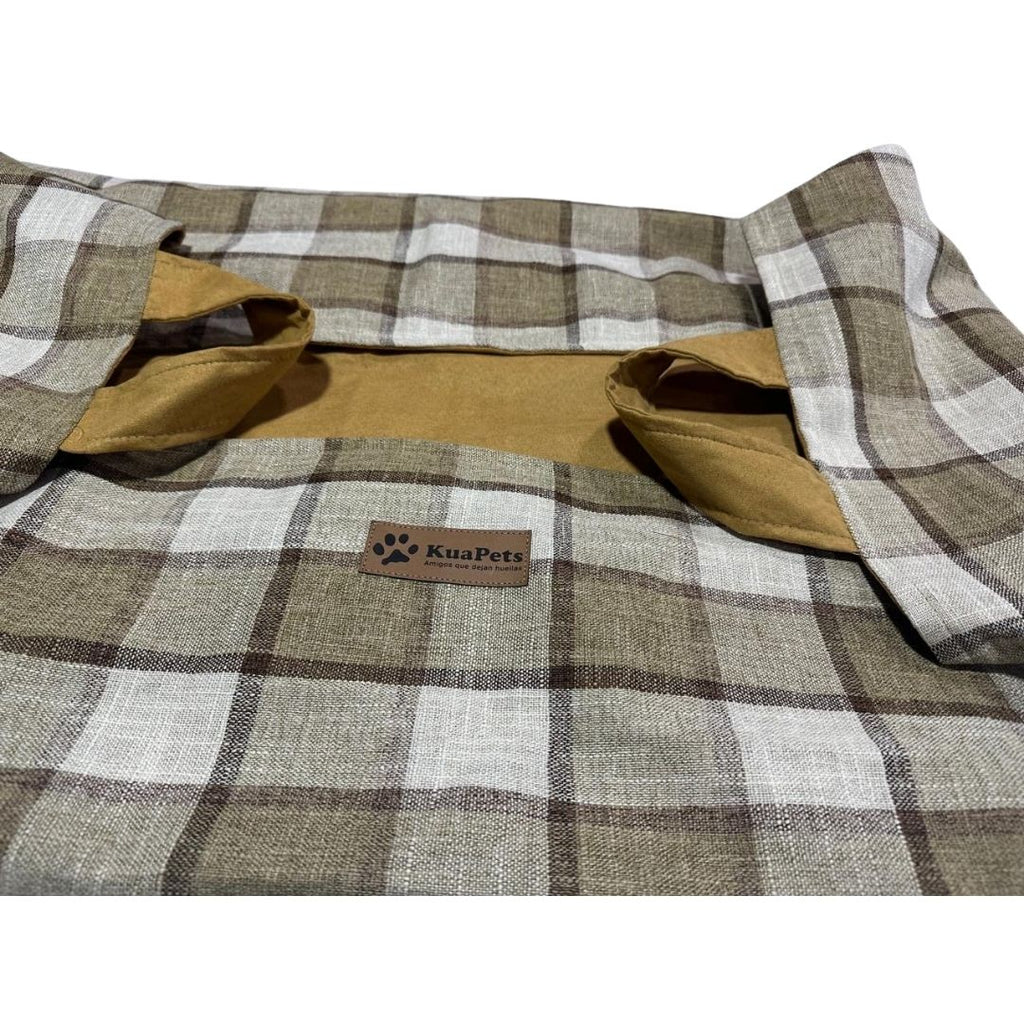 Funda de cama para perros modelo nido cuadrille