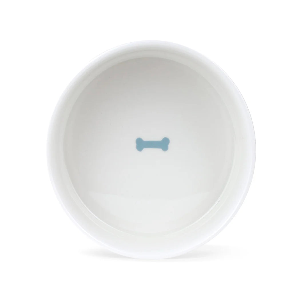 Plato de cerámica para perro 6 tazas happy breeds