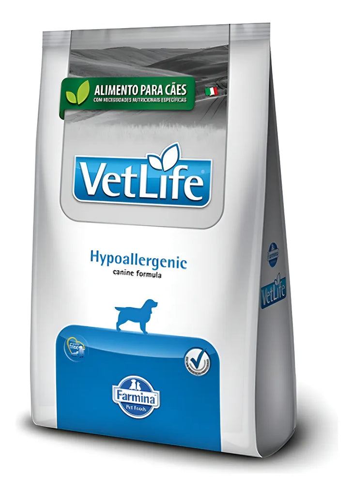 Alimento Vet Life Natural Canine Hypoallergenic para perro adulto los tamaños sabor mix de 2 kg
