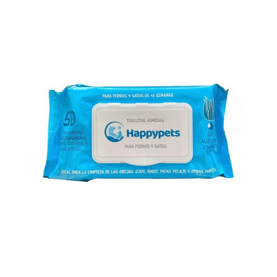 Toallas húmedas para perros y gatos 50 unidades