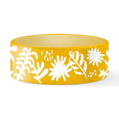 Plato de comida para perro Cerámica 3 Tazas Desert Flower