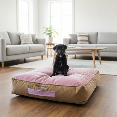 Cama Para Perro Modelo Origen Kuapets Palo Rosa - Café
