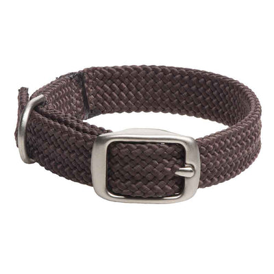 Collar trenzado brown