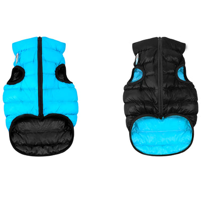 Chaqueta para perro airyvest azul / negro