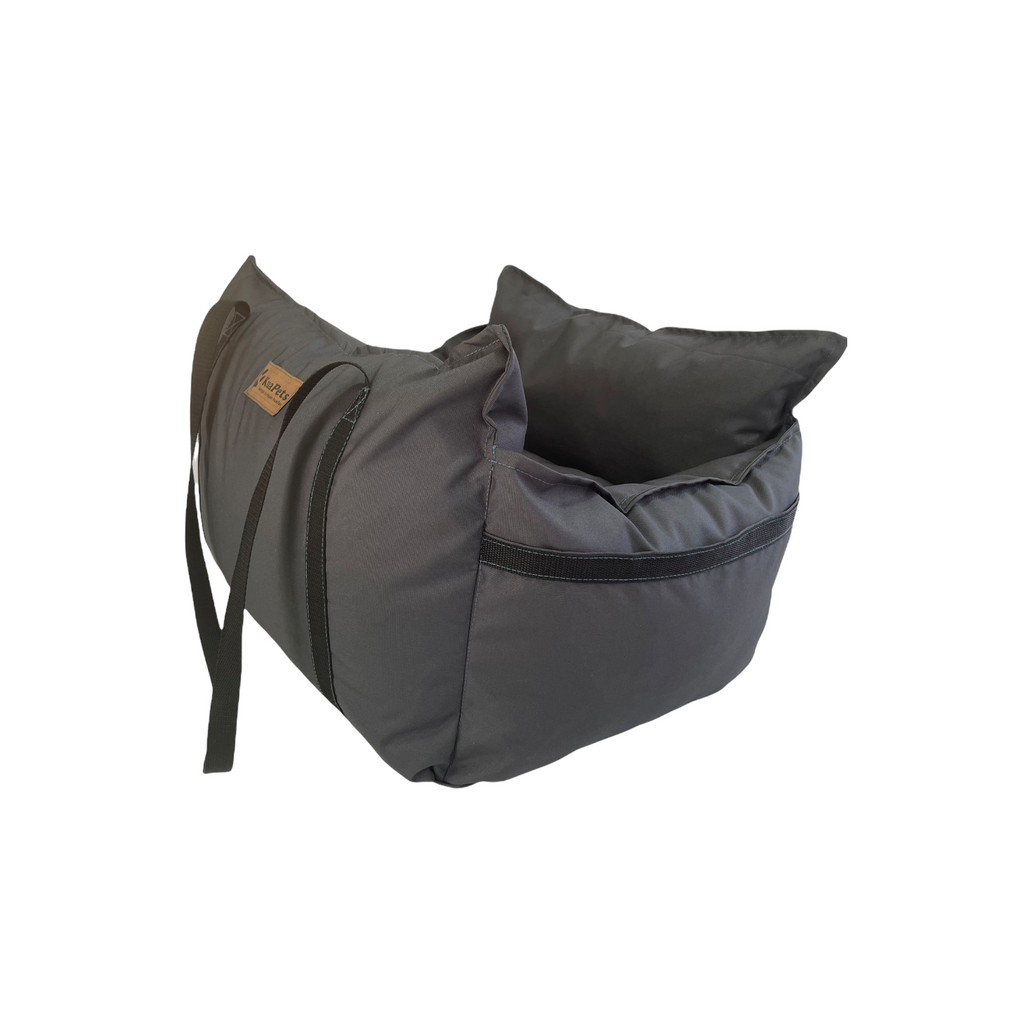 Cama de viaje para mascota Kuapets gris oscuro