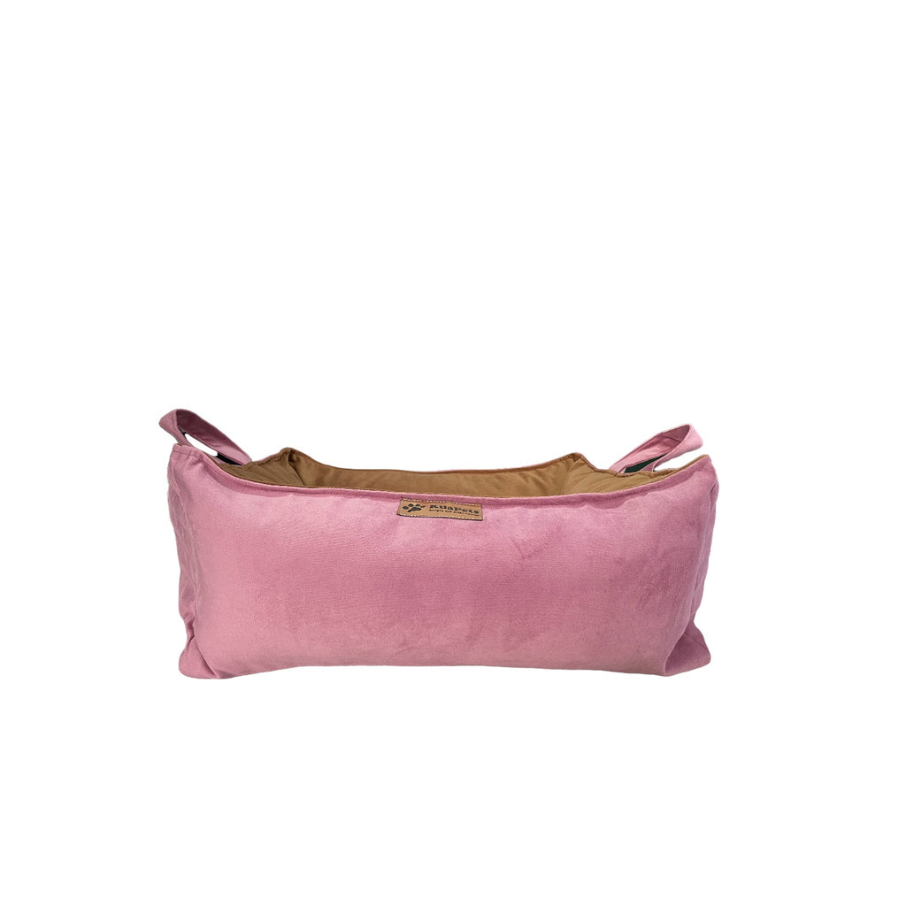 Cama para perro modelo nido kuapets palo rosa - café