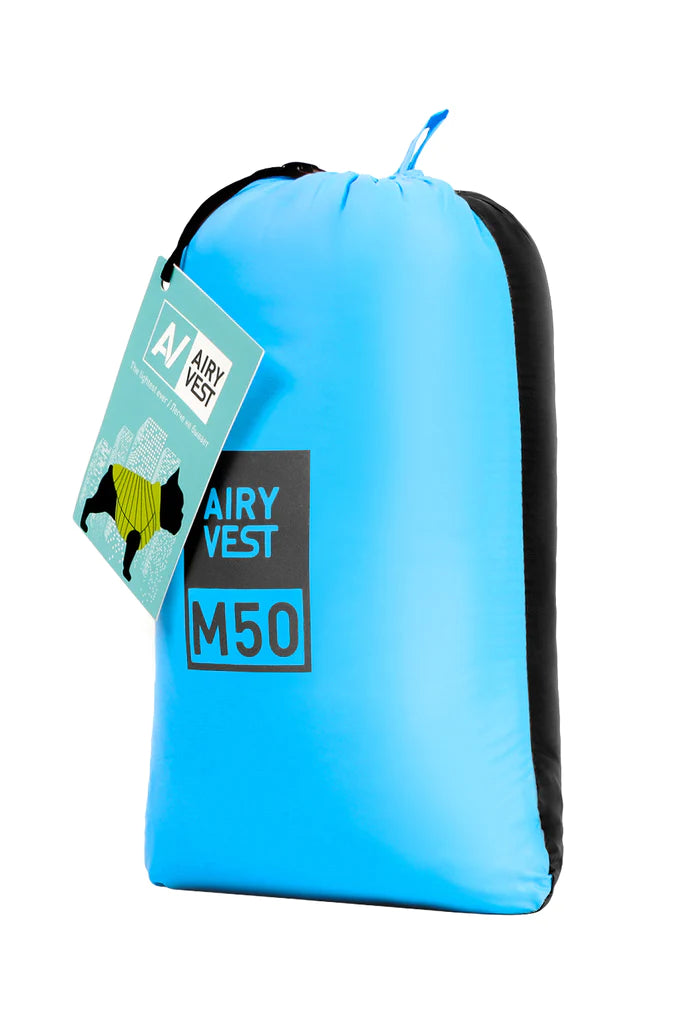 Chaqueta para perro airyvest azul / negro