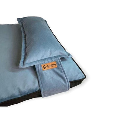 Cama para perros ortopedica modelo Therapy Kuapets azul petróleo