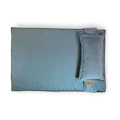 Cama para perros ortopedica modelo Therapy Kuapets azul petróleo