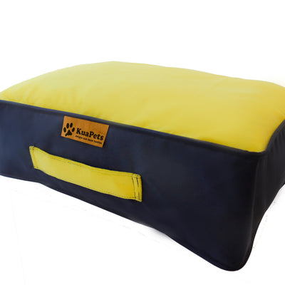 Cama para perro modelo origen  – extra suave y resistente Pistacho - Negro