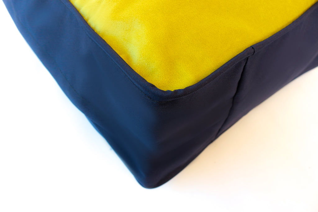 Cama para perro modelo origen  – extra suave y resistente Pistacho - Negro