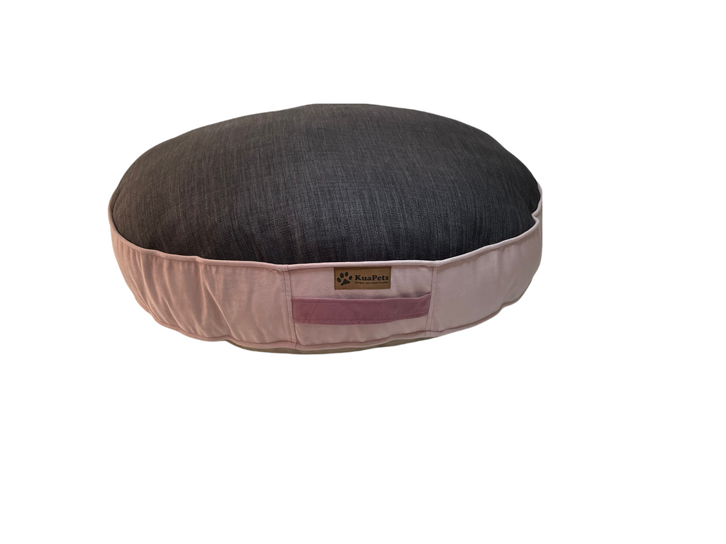 Cama Para Perro Redonda Kuapets Café - Palo Rosa