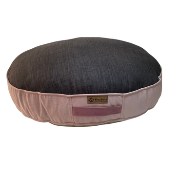 Cama Para Perro Redonda Kuapets Café - Palo Rosa