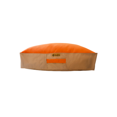 Cama para perro modelo origen Kuapets naranjo viejo - beige