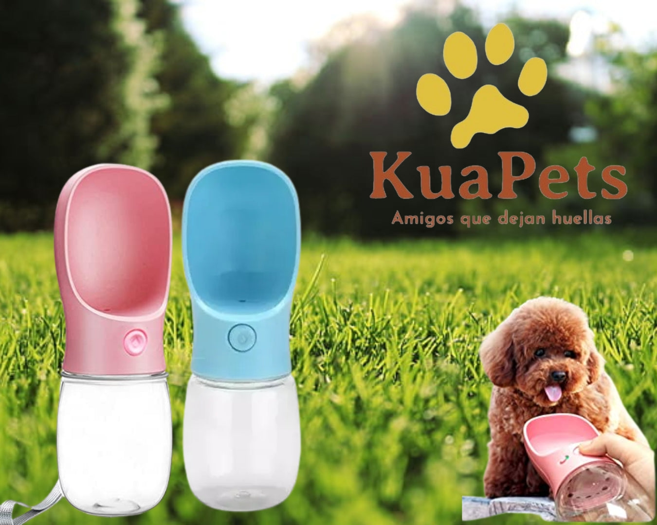 Bebedero para perros botella dispensador de agua perro – Kuapets