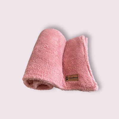 Manta antiestrés color palo - rosa