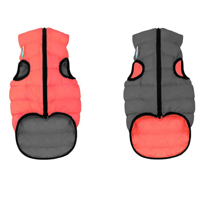 Chaqueta perro airyvest coral/gris