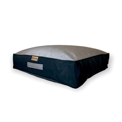Cama para mascota modelo origen  Kuapets gris jaspeado - negro