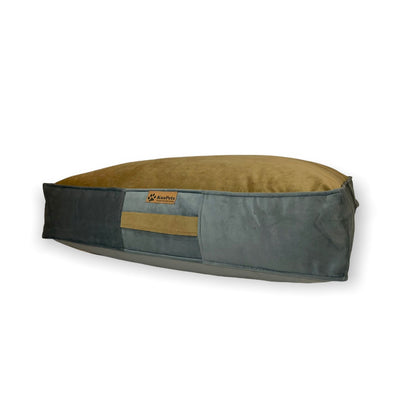 Cama para mascotas modelo origen Kuapets café-gris